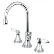 Kingston Brass KS298.PL Governor 1.2 GPM Widespread Bathroom - Chrome