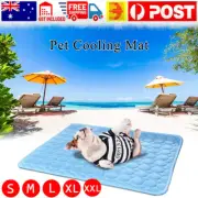 Pet Cooling Mat Dog Cat Non-Toxic Bed Puppy Self-cool Summer Ice Pad 4 Sizes