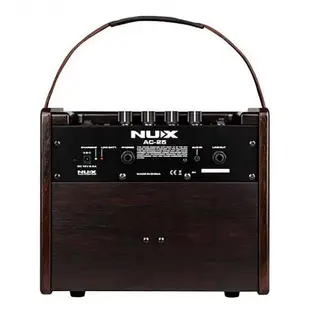 【公司貨】NUX AC-25 雙輸入 木吉他音箱 吉他音箱 可連接樂器和麥克風 藍芽功能