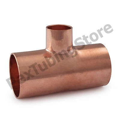 (10) 1" x 1" x 1/2" Copper Tees