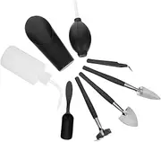 ORFOFE Gardening Tool Set 8-Piece Bonsai Kit Mini Tools for Succulent Planting Hand Trowel Potting Shovel for Indoor Garden