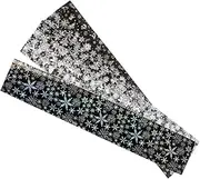SOESFOUFU Christmas Nail Art Stickers Snowflake Packs 10 Sheets Xmas Nail Decal Accessory