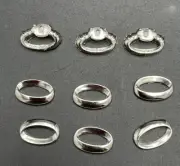 Jesse James Dress It Up Buttons Wedding Rings Flatbacks