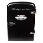 0.3 Cu. Ft. 6-Can Retro Mini Fridge in Black