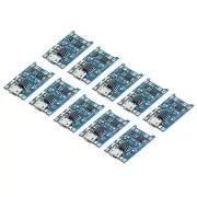 TP4056 MICRO USB 4.5-5.5V 1A Battery Charger Module Board Pack of 10