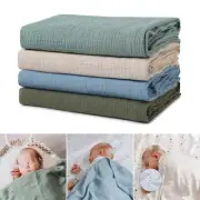 Baby Blanket Cotton Swaddles Wrap Breathable Bath Towel for Newborns Toddlers