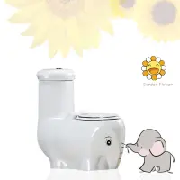 在飛比找樂天市場購物網優惠-elephant一頭大象系列兒童小馬桶陶瓷卡通坐便器彩色幼兒