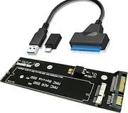 7+17Pin to SATA Adapter with USB Cable for SSD From 2012 MACBOOK PRO Retina A1398 A1425 MC975 MC976 MD976 or Air MD224 MD223 MD231 MD232