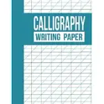 CALLIGRAPHY WRITING PAPER: BLANK LINED HANDWRITING CALLIGRAPHY PRACTICE PAPER FOR ADULTS & KIDS