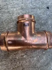 Viega 2" x 2" x 2" ProPress Copper Tee Fitting T Coupling 2" Connector P x P x P