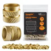 Heat-Set Threaded Inserts, M5 Heat Set Insert for 3D Printing Components and