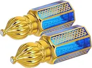 NULYLU Roller Perfume Bottles Essential Oil Dispenser Set Refillable Bottles for Travel Aromatherapy