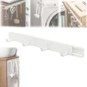 Kitchen Space : Adjustable Hooks No Drill Pull Out Hangers 4 Cabinet Side