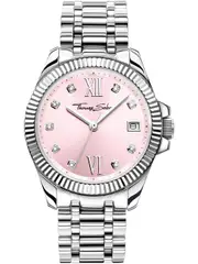Thomas Sabo WA0401-201-204 Pink Dial Silver Stainless Steel Womens Watch