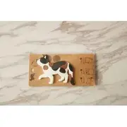Cat Hook Fridge Magnet (various designs) 02 - Coffee & White & Black - One Size