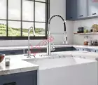 Elegant Combo 12" Kangen Faucet & 16" Kitchen Faucets with Pull Down Sprayer
