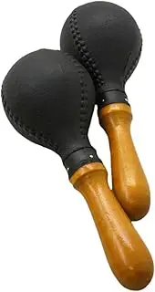 ａ aternee 2 Pieces Maracas Sand Hammers Hand Percussion Rattles Percussion Instrument for Live Performance