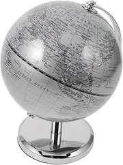 jojofuny Decorative World Globe with Stand Finish Educational Globe for Learning and Classroom Use Compact Desk Decor for Geography Studies