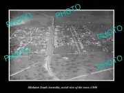 OLD LARGE HISTORIC PHOTO MINLATON SOUTH AUSTRALIA AERIAL VIEW OF TOWN c1940