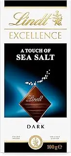 Lindt Excellence A Touch of Sea Salt Dark Chocolate Block 100g