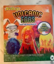 Dudley's volcanic egg Easter decorator kit with fizzy volcanic crystal dyes! NEW