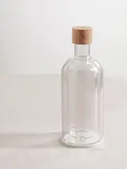 [Brunello Cucinelli] Brunello Cucinelli - Glass And Walnut Wood Bottle - Clear - One size One size Neutrals