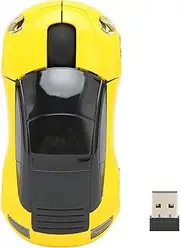 Wireless Mouse, 2.4G Wi-Fi Wireless Mouse with USB Receiver, 3D Sports Car Mouse for Laptop PC Tablet Gaming Office Mac