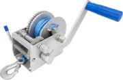 WAVEFLO Hand Winch 1000KG/2204LBS Hand Crank Winch 3 Speed Dyneema Rope Manua...