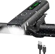 DAWNTREES USB Rechargeable Bike Light Front, 4 Modes, Smart Sensor Headlights, Bike Tail Lights