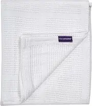 Clevamama Cellular Blanket for Cot/Cot Bed, 120 x 140 cm, White