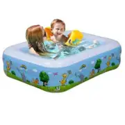 Inflatable Swimming Pool Square Home Use Paddling Reservoir Portable Foldable