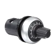 EATON M22-R10K Potentiometer 22mm Diameter 10,000 Ohm Resistance Silver Bezel