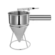 Stainless Steel Batter Funnel for Pancakes Cupcakes and Waffles