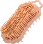 Ipetboom Silicone Bath Brush for Exfoliating Massaging Scalp Massager Shampoo Head Scrubber for Gentle Cleansing for Dry Wet Use