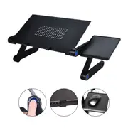 Adjustable Portable Foldable Laptop Stand Desk Computer Table Mouse Pad Tray