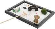 Kisangel 1 Set Zen Sandbox Model Elegant Micro Landscape Decor for Home Office Relaxation Sand Table Ornament for Meditation and