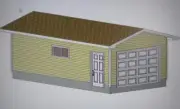 PERMIT READY 12' X 24' GARAGE PLANS WITH JOB SITE BLUEPRINTS AND MATERIALS LIST