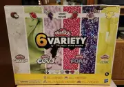 Play-Doh Slime Crystal Crunch Super Cloud & Foam Scented 6 Variety Texture Pack