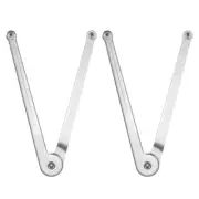 2pcs Adjustable rotary tool Pin Spanner 3.5mm Thickness Lock Nut Wrench