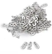 [Geardeangloow] Numbers Alloy Pendant Charm