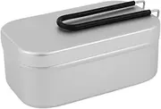 Adult Lunch Container | Adult Insulated Aluminum Lunch Container, Bail Handle with Water Scale, Portable Outdoor Cookware, Scor-proof Camping Gear for Camping, Hiking, Picnics