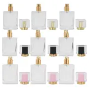 50ml Refillable Perfume Bottle Glass Spray Liquid Empty Atomizer Container Gold