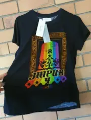 New Camilla Franks Jaipur Fitted Band Tee Shirt Top Size 2 12 Medium $4 EXPRESS