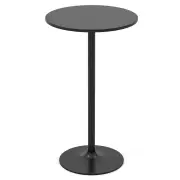 CostwayRound Bistro Table with Heavy Duty Metal Base for Home Bar