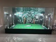 Brian Dawkins Premium 2 Mini Helmet display case w/ LED lights - Eagles