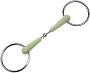 Amagogo Snaffle Bit Snaffle Mouthpiece Bit Lightweight Practical Supplies Loose Ring Snaffle Bit Horse Ring Bit for Outdoor Sports