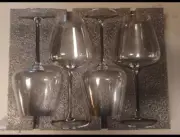 Rovsya 16oz Hand Blown Crystal Wine Glasses Set Of 4