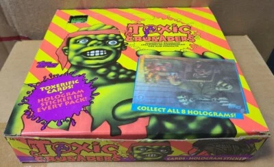 1991 Topps Toxic Crusaders Trading Cards Full Box of 36 Factory Sealed Packs