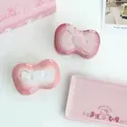 New Le Creuset x Hello Kitty Collection Pale Rose Ribbon Ramekin Set of 2 & Tray