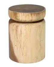 East at Main Hira Acacia Accent Table